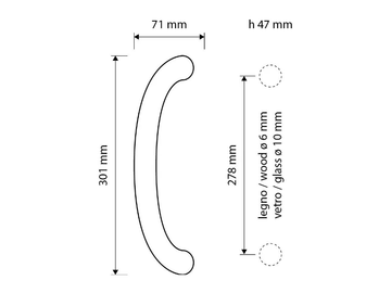 LOLA - Zamak pull handle by LINEA CALI' - view 3